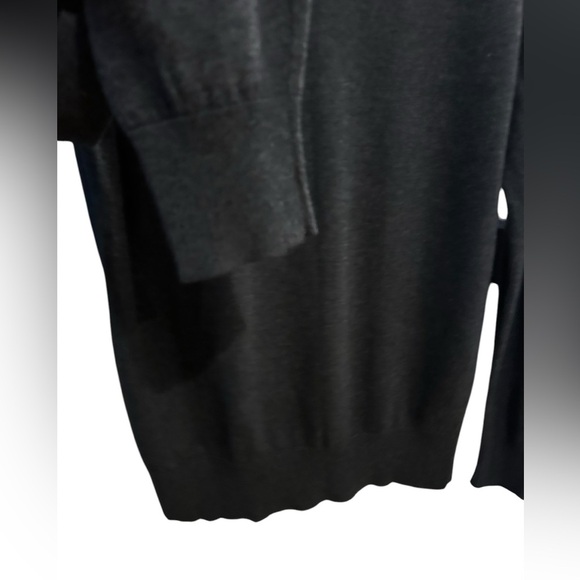 Burberry Brit Mens Cashmere blend Sweater Check Shoulder Black size M - Picture 5 of 10